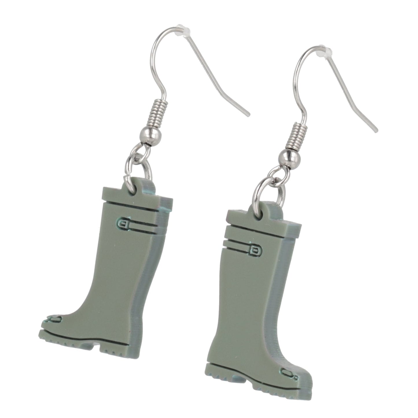 Green Wellies Earrings