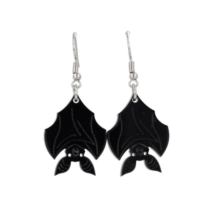 Hang In There Bat Earrings