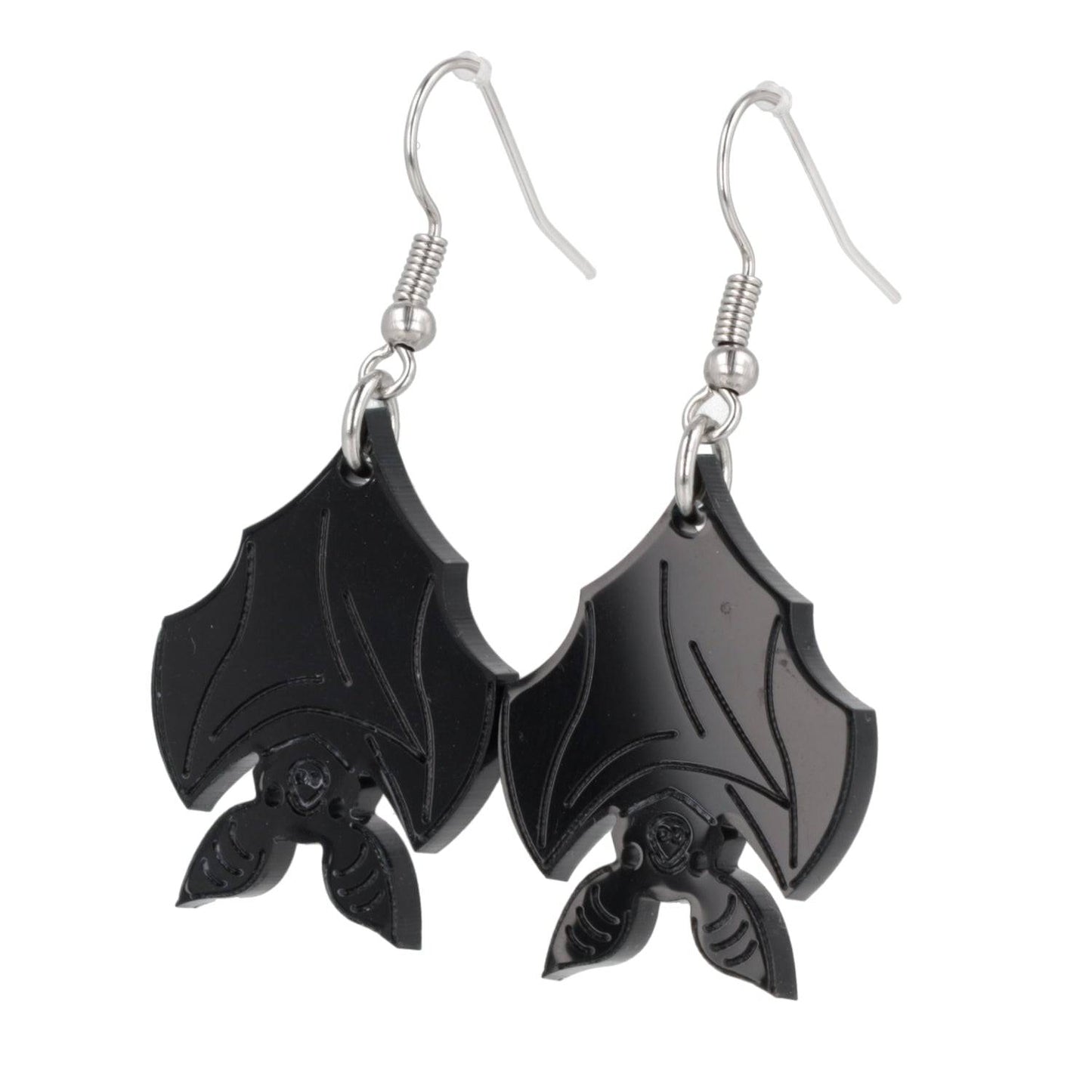 Hang In There Bat Earrings