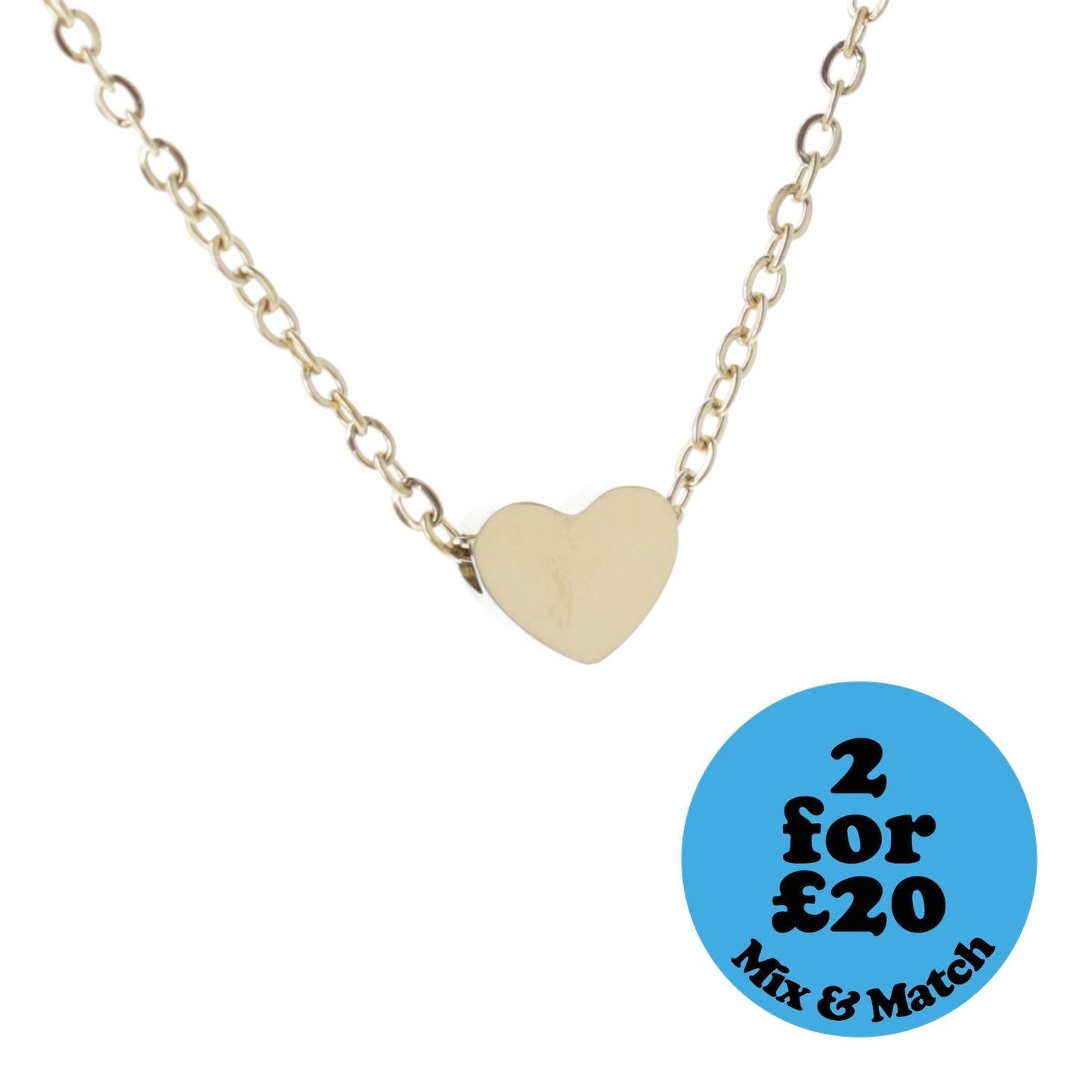 Heart Necklace (Gold Plated)