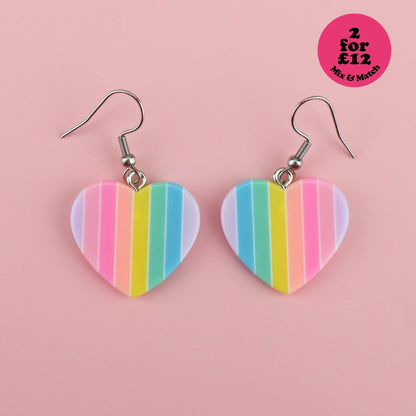 Heart of the Rainbow Earrings
