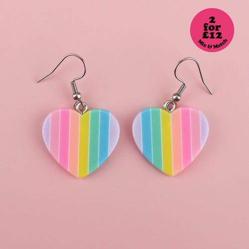 Heart of the Rainbow Earrings
