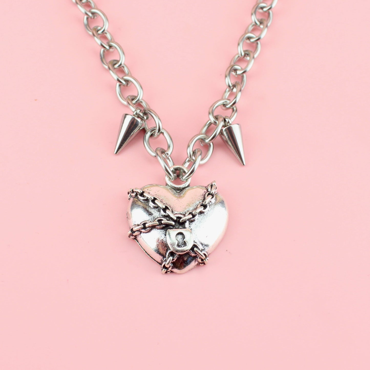 Heart In Chains Necklace