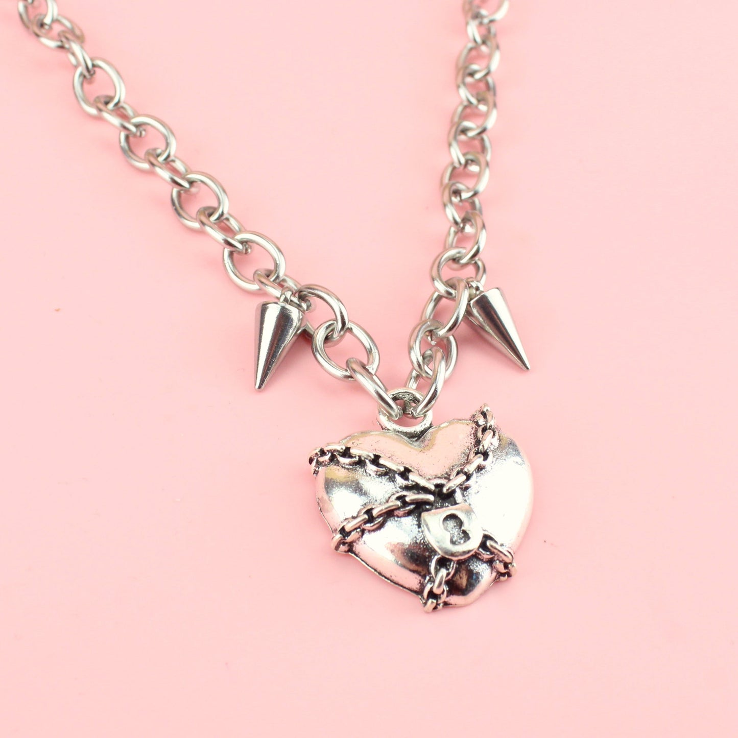 Heart In Chains Necklace