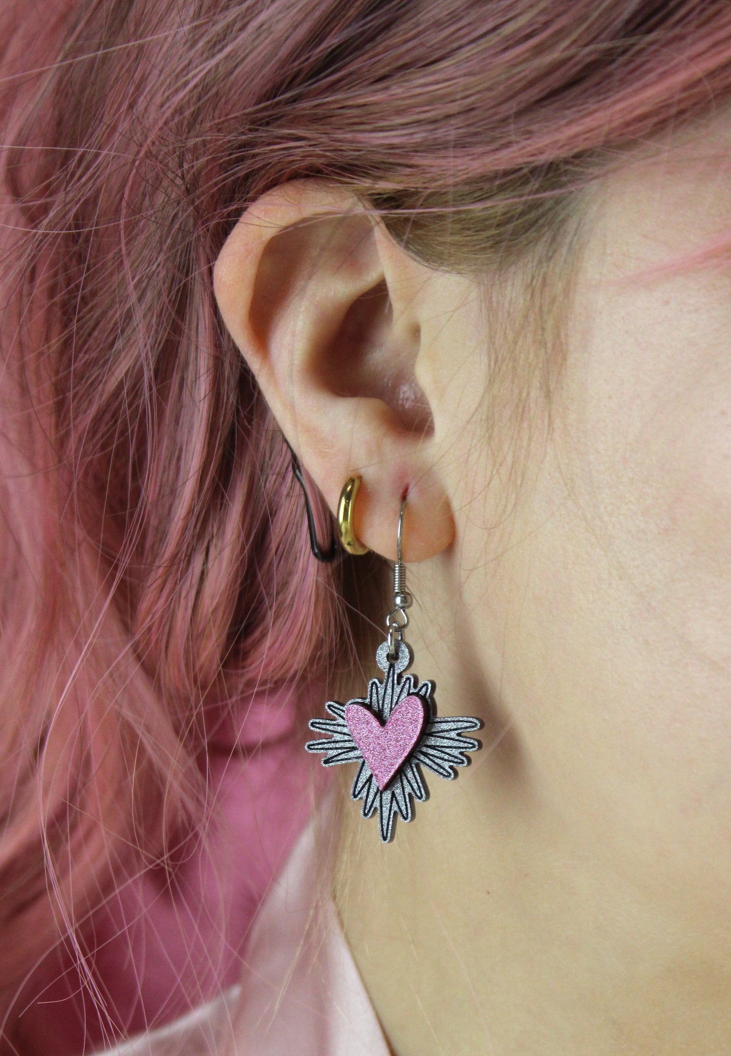 Heart Burst Earrings