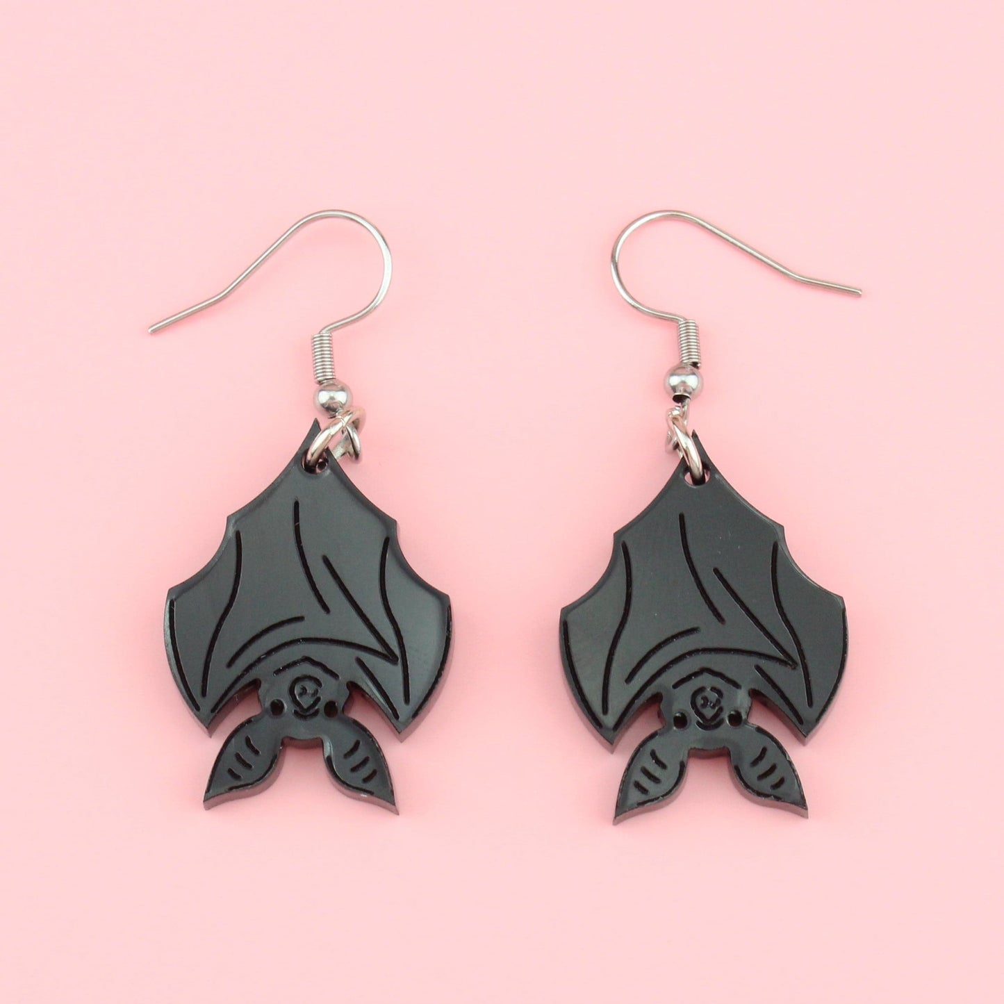 Hang In There Bat Earrings