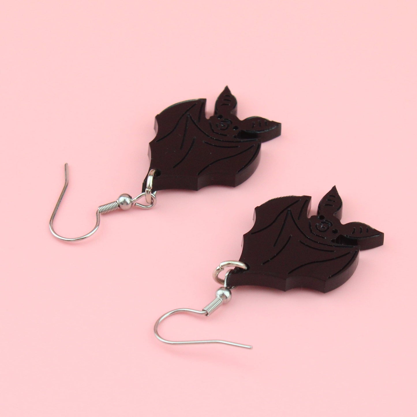 Hang In There Bat Earrings