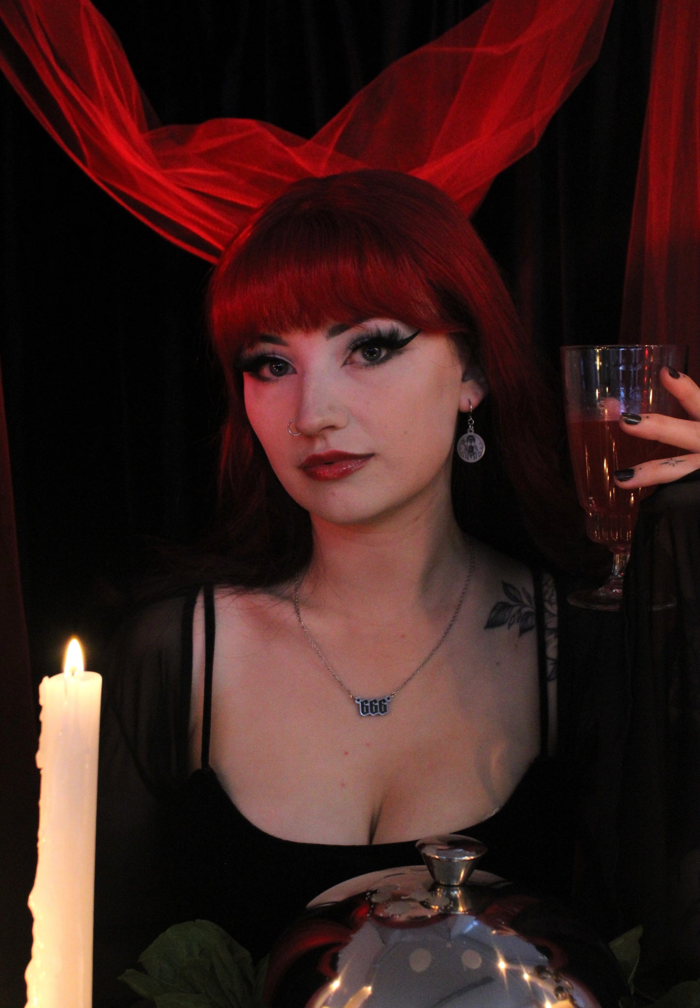 Grim Reaper Huggie Hoop Earrings