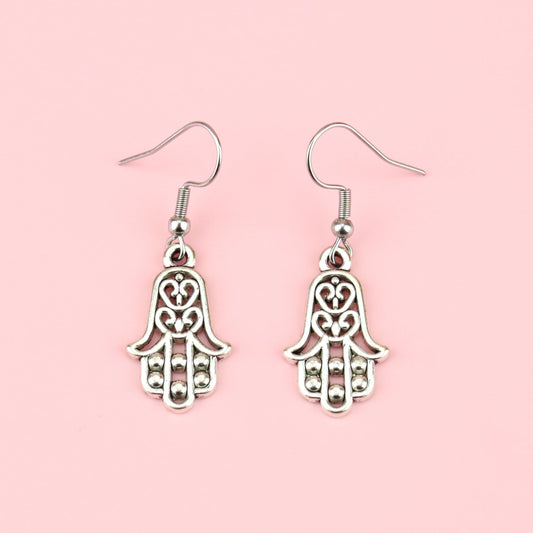 Hamsa Hand Earrings