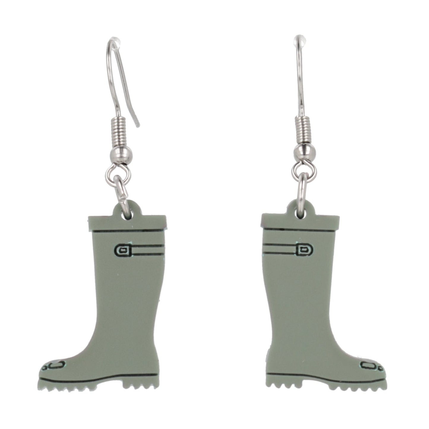 Green Wellies Earrings