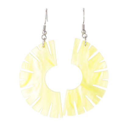 Halved Pineapple Ring Earrings