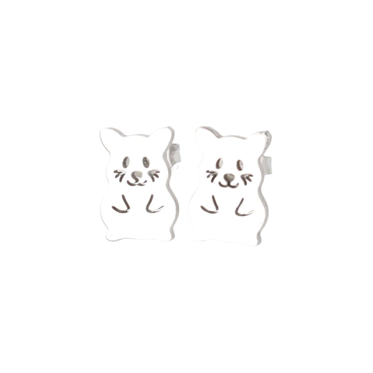 Hamster Stud Earrings