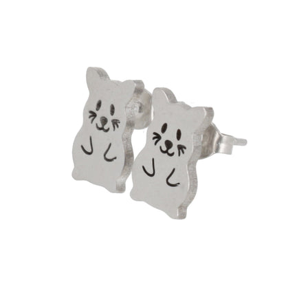 Hamster Stud Earrings
