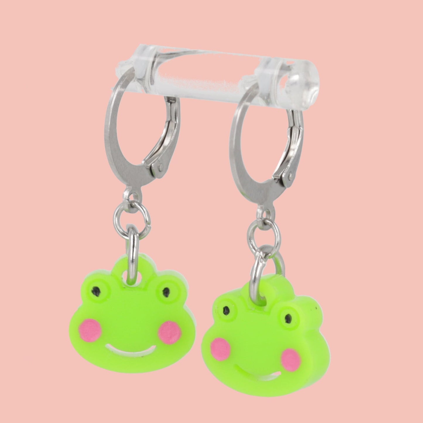 Happy Frogs Huggie Hoop Earrings